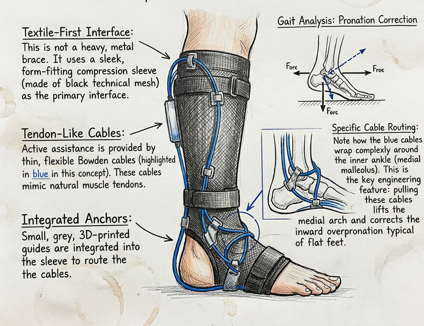 Exoboot Concept Sketch